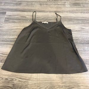 Dark grey Rose & olive top
